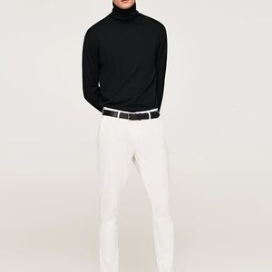 Slim fit Chino White Zara Man